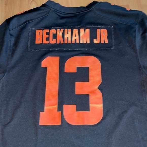 Nike Odell Beckham Jr. Brown Cleveland Browns Alternate Game Jersey youth XL - Picture 7 of 8